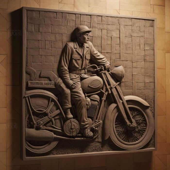 Harley and the Davidsons TV series 4 stl model for CNC